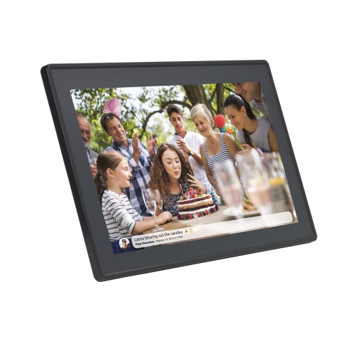  Cyfrowa Ramka na zdjęcia FULL HD FRAMEO Wi-Fi Ekran dotykowy IPS 15.6”\ 16GB Denver PFF-1515B czarna