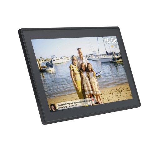  Cyfrowa Ramka na zdjęcia FULL HD FRAMEO Wi-Fi Ekran dotykowy IPS 15.6”\ 16GB Denver PFF-1515B czarna