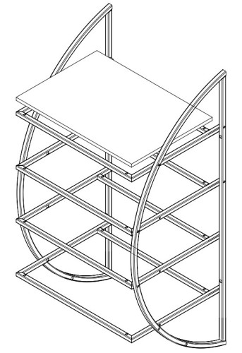 Pro-Ject Wallmount it Rack 5/4 biały - stojak ścienny na elektronikę i gramofony