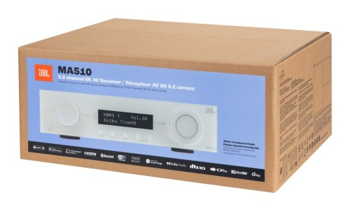 JBL MA510 AMPLITUNER KINA DOMOWEGO SIECIOWY 5.2 75 W 8K Wi-Fi Bluetooth Dolby Vision