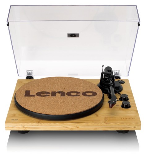 Lenco LBT-335BA - Gramofon Hi-Fi z Bluetooth, przenośny Ortofon 2M Red