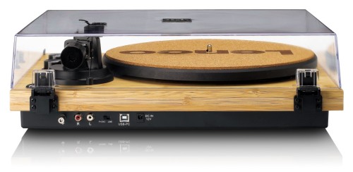 Lenco LBT-335BA - Gramofon Hi-Fi z Bluetooth, przenośny Ortofon 2M Red