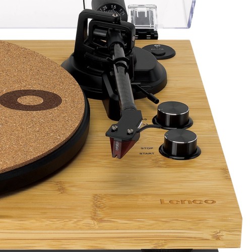 Lenco LBT-335BA - Gramofon Hi-Fi z Bluetooth, przenośny Ortofon 2M Red