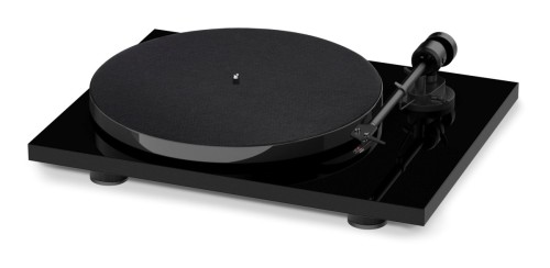 Gramofon Pro-Ject E1 PHONO  + OM5e , z wbudowanym przedwzmacniaczem, czarny