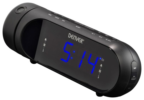Denver CPR-700 - radiobudzik z projekcją czasu i ładowarką USB