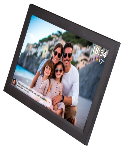 Cyfrowa Ramka na zdjęcia FRAMEO Wi-Fi Ekran dotykowy IPS 15,6\ 16GB Denver PFF-1503BLACK