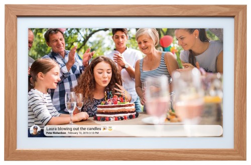 Cyfrowa Ramka na zdjęcia FRAMEO Wi-Fi Ekran dotykowy IPS 21,5” 32GB Denver PFF-2162LW