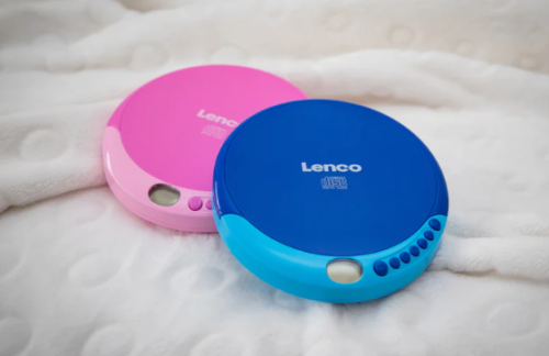 LENCO CD-011PK - Przenośny odtwarzacz CD - Różowy