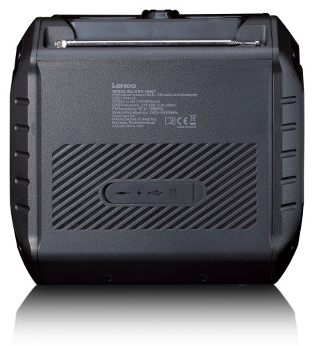 Lenco ODR-160GY - radio budowlane DAB+/FM z Bluetooth