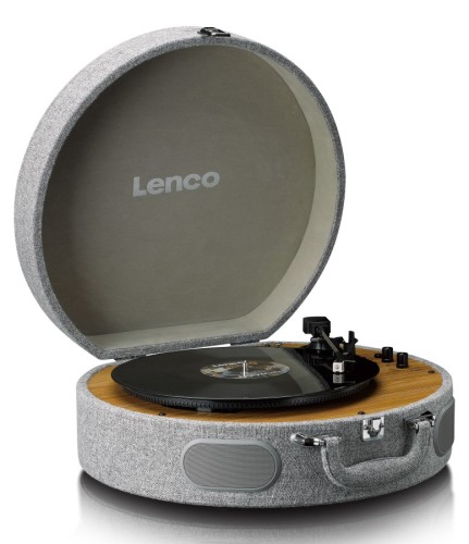 Lenco LS-66GY - gramofon z głośnikami i wkładką AT-3600