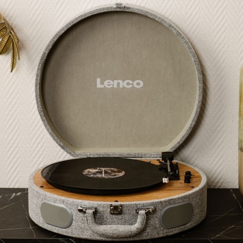 Lenco LS-66GY - gramofon z głośnikami i wkładką AT-3600