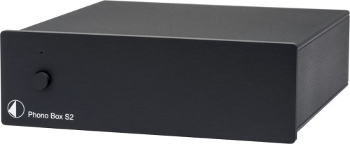 Pro-Ject Phono Box S2 - Przedwzmacniacz gramofonowy do wkładek MM i MC, czarny