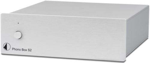 Pro-Ject Phono Box S2 - Przedwzmacniacz gramofonowy do wkładek MM i MC, srebrny