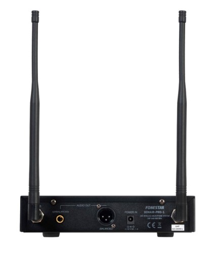 Fonestar SONAIR-PRO-1M - Ręczny bezprzewodowy mikrofon UHF o doskonałej jakości dźwięku
