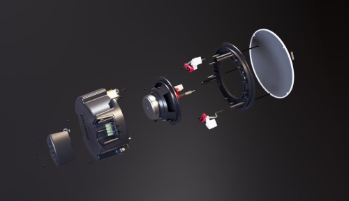 Fonestar SKY-6T - okrągły wbudowany głośnik, 6\, biały
