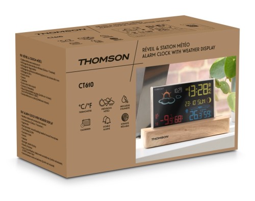 Thomson CT610 - stacja pogodowa z budzikiem