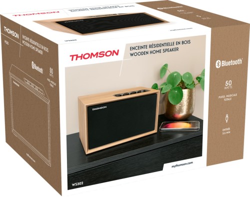 Thomson WS302 - drewniany głośnik Bluetooth