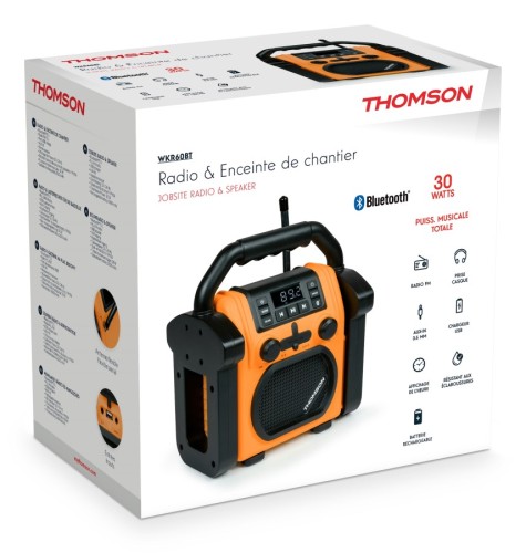 Thomson WKR60BT - radio budowlane FM z Bluetooth