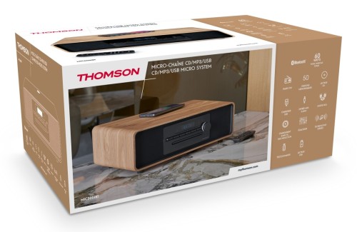 Thomson MIC300IBT - mikro system z radiem FM CD/MP3/USB i Bluetooth