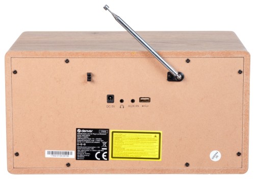 Denver MDA-525 - Mikro system z CD, Bluetooth, radiem FM/DAB+ - biały