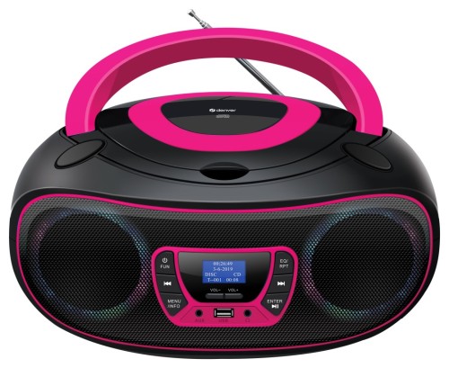 Denver TDB-212P Radioodtwarzacz Boombox z Bluetooth i Radiem DAB+