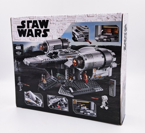 Zestaw klocków STAR WARS Transportowiec łowcy nagród z serialu Mandalorian BRZESZCOT - Zamiennik