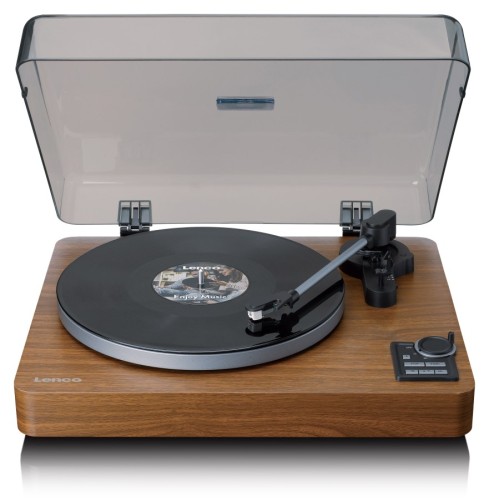Gramofon Lenco LBTA-165WD BT automatyczny z wbudowanym przedwzmacniaczem i Bluetooth