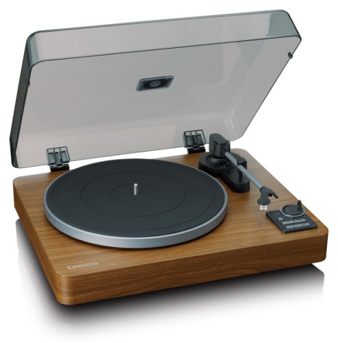 Gramofon Lenco LBTA-165WD BT automatyczny z wbudowanym przedwzmacniaczem i Bluetooth