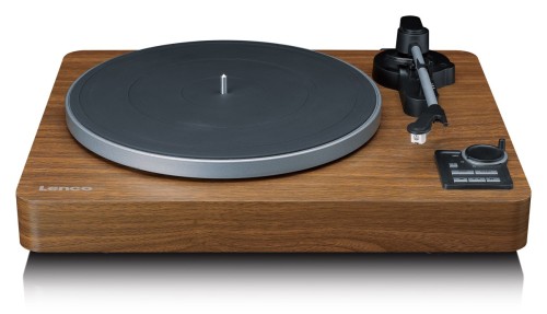 Gramofon Lenco LBTA-165WD BT automatyczny z wbudowanym przedwzmacniaczem i Bluetooth