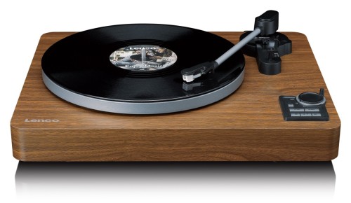 Gramofon Lenco LBTA-165WD BT automatyczny z wbudowanym przedwzmacniaczem i Bluetooth