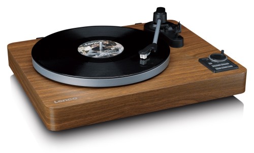 Gramofon Lenco LBTA-165WD BT automatyczny z wbudowanym przedwzmacniaczem i Bluetooth