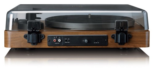 Gramofon Lenco LBTA-165WD BT automatyczny z wbudowanym przedwzmacniaczem i Bluetooth
