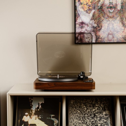 Gramofon Lenco LBTA-165WD BT automatyczny z wbudowanym przedwzmacniaczem i Bluetooth