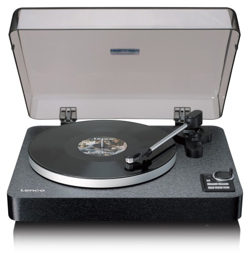 Gramofon Lenco LBTA-165WD BT automatyczny z wbudowanym przedwzmacniaczem i Bluetooth