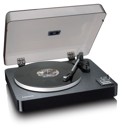 Gramofon Lenco LBTA-165WD BT automatyczny z wbudowanym przedwzmacniaczem i Bluetooth