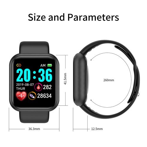 Smartwatch L18 czarny
