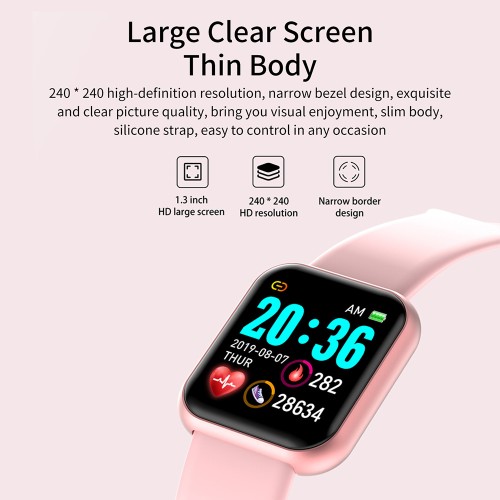 Smartwatch L18 różowy