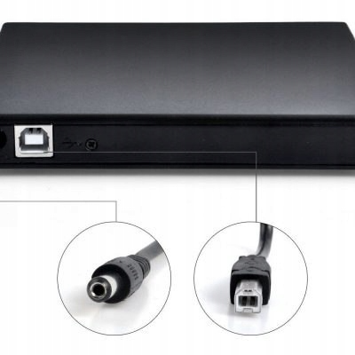 Zewnętrzny Napęd DVD-ROM Slim – USB 2.0 CD ± RW