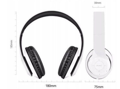 Słuchawki bluetooth P47 biały