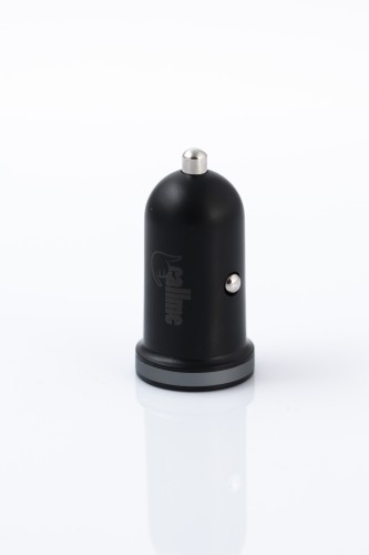 Ład. sam.  2.1A 2 USB czarna CA01 Callme 