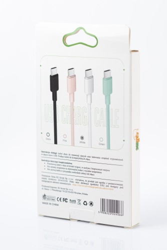 Kabel 2A micro USB biały BL90 Callme 1m