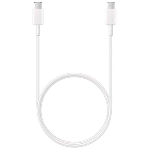 Kabel typ C- typ C biały 1m 2A