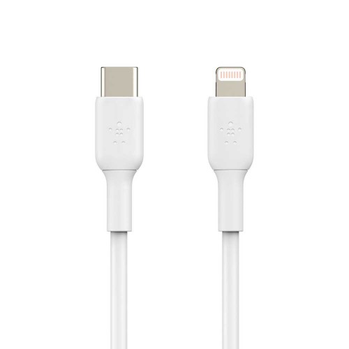 Kabel lightning- typ C biały 1m 20W