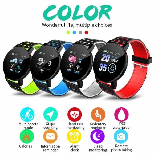Smart Band 119 Plus czarno-biały