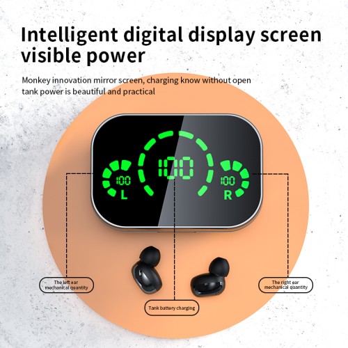 Słuchawki bluetooth YD04 czarne