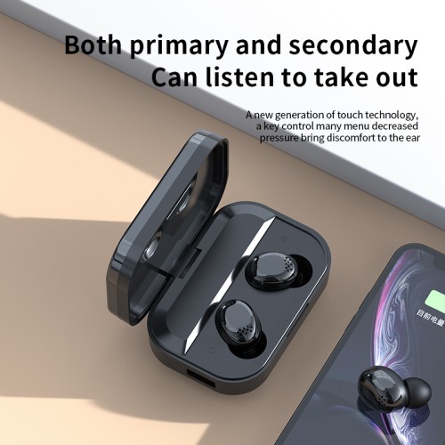 Słuchawki bluetooth YD04 czarne