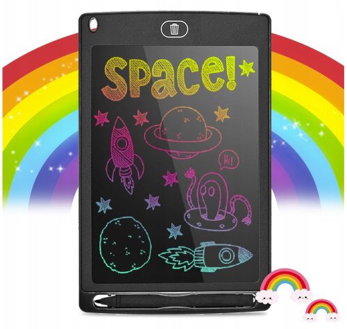 NOWOCZESNY MULTIKOLOROWY TABLET GRAFICZNY DLA DZIECI 8,5\