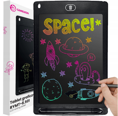 NOWOCZESNY MULTIKOLOROWY TABLET GRAFICZNY DLA DZIECI 8,5\