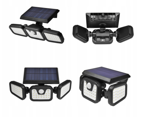 LAMPA SOLARNA 3w1 z czujnikiem ruchu i zmierzchu