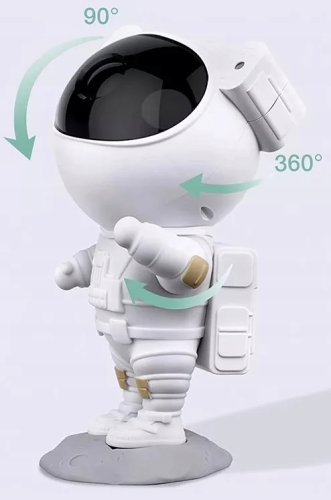 Projektor Gwiazd Nieba LED - Lampka Nocna Astronauta